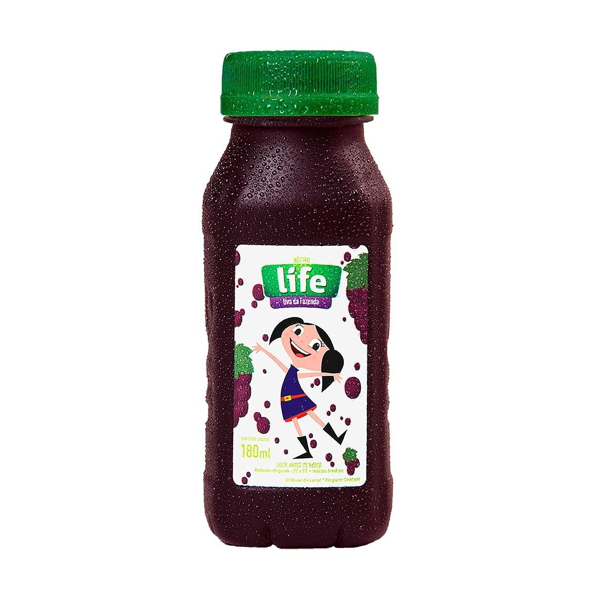 Suco Refrigerado Life Uva Pet 180 ml