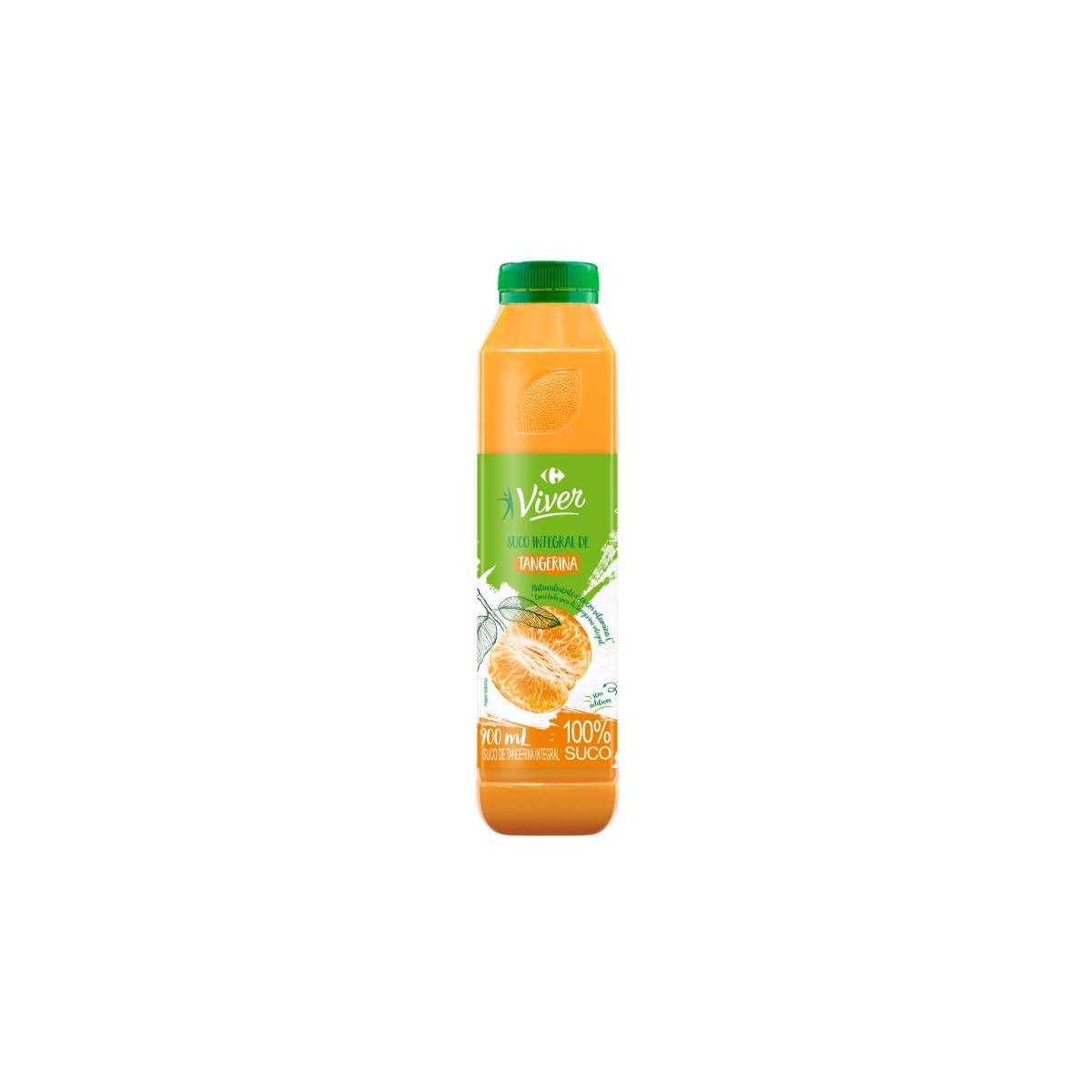 Suco Integral Tangerina Carrefour Viver 900 ml