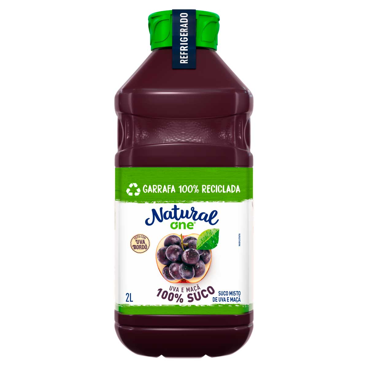 Suco Refrigerado Natural One Uva Maça 2 L