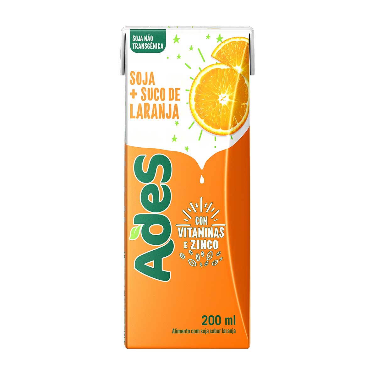 Suco de Soja Ades Laranja 200 ml