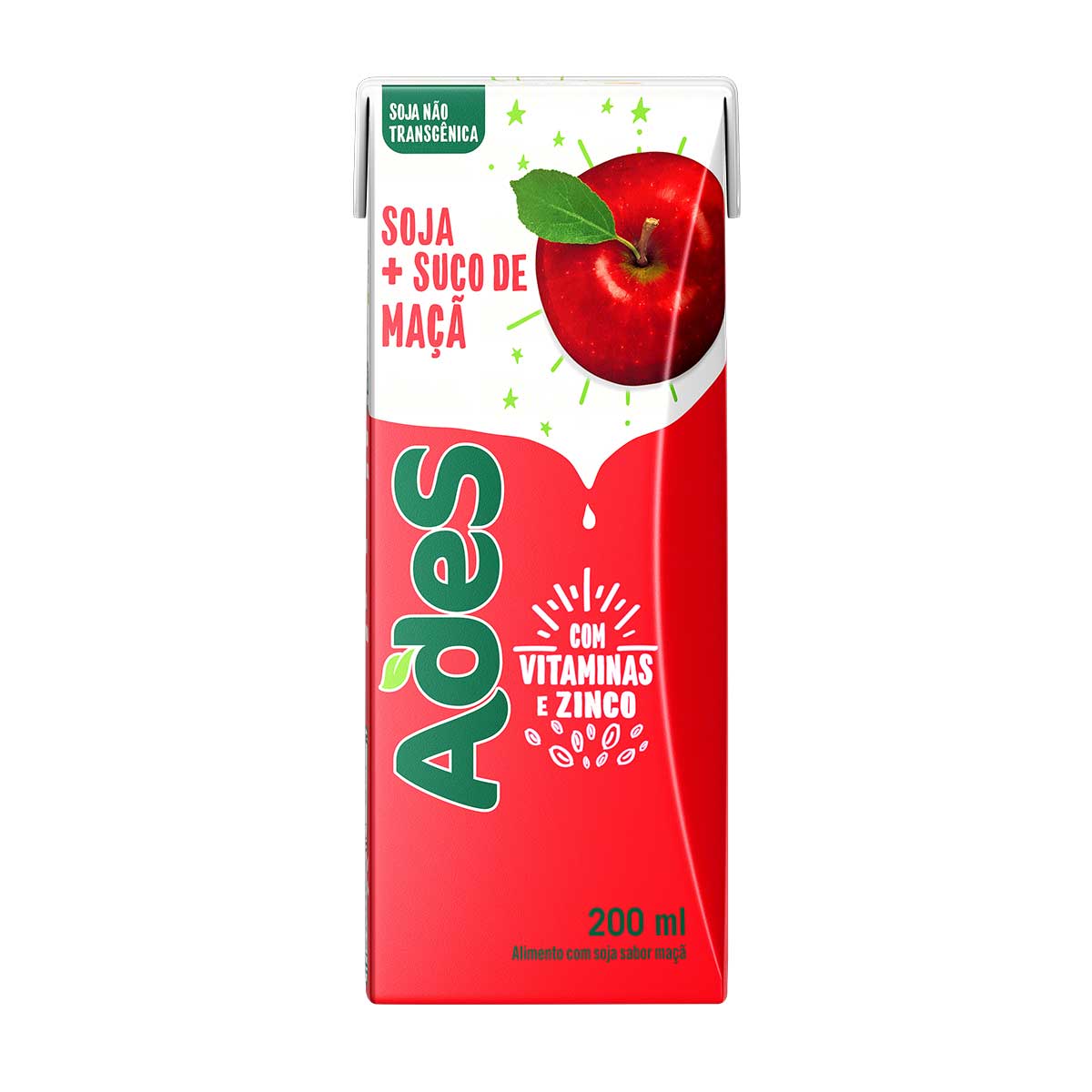 Suco de Soja Ades Maçã 200 ml