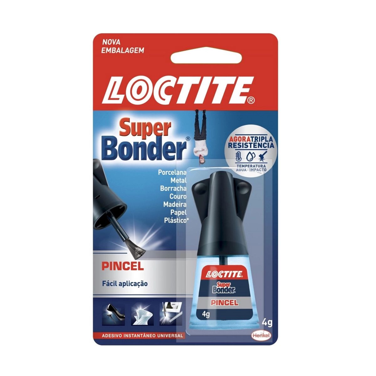 Cola Super Bonder Pincel 4 g Loctite