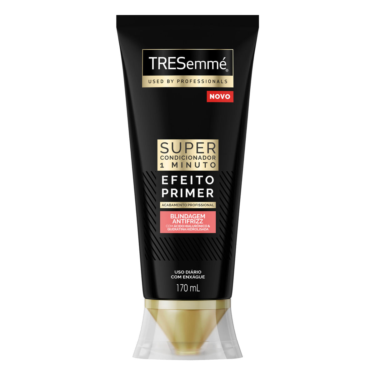 Super Condicionador Tresemmé 1 Minuto Blindagem Antifrizz Bisnaga 170 ml