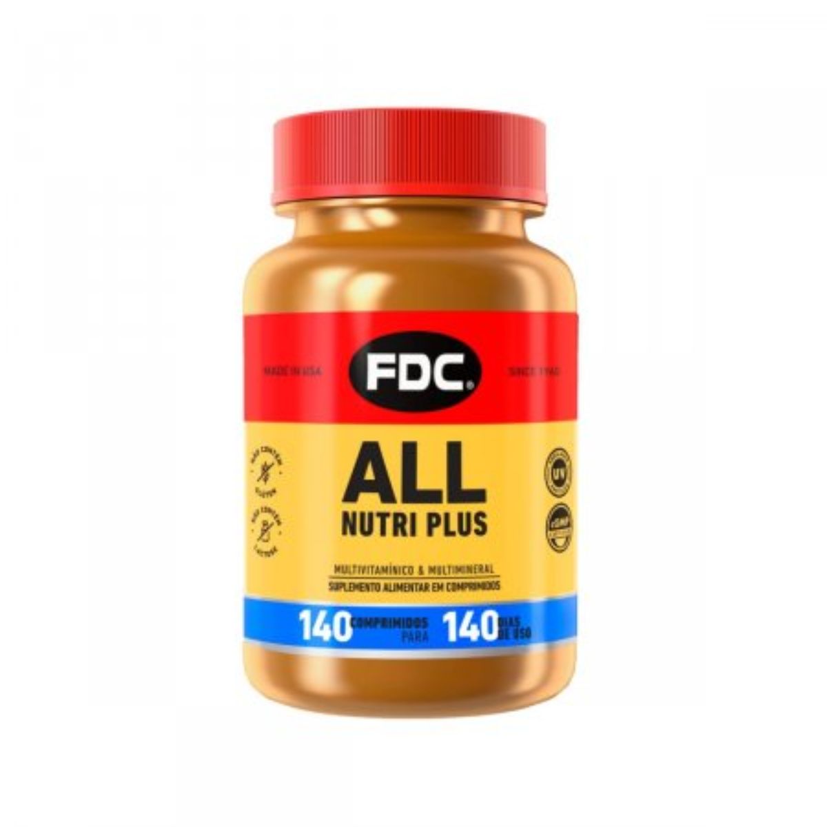 Suplemento Alimentar Fdc All Nutri Plus Com 140 Comprimidos