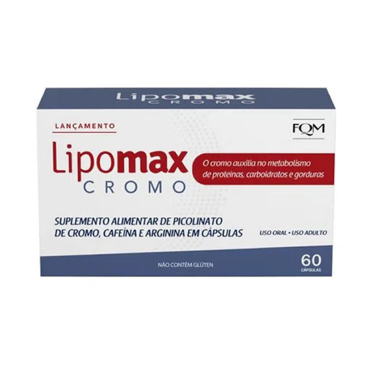 Suplemento Alimentar Lipomax Cromo 60 Cápsulas