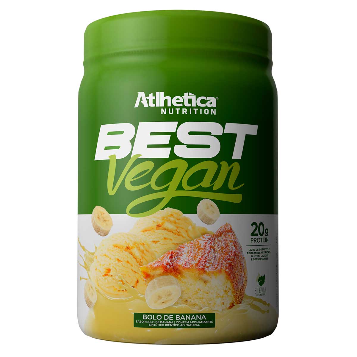 Suplemento Best Vegan Bolo de Banana Atlhetica Nutrition 500 g