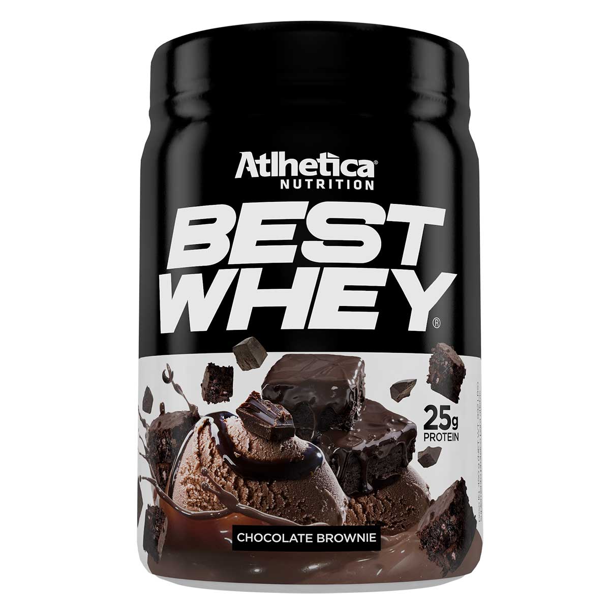 Suplemento Best Whey 25 g Protein Brownie Chocolate Atlhetica Nutrition 450 g