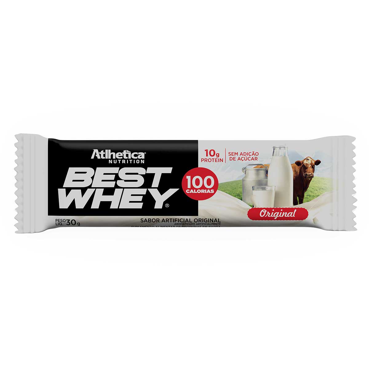 Suplemento Best Whey Bar Original Atlhetica Nutrition 30 g