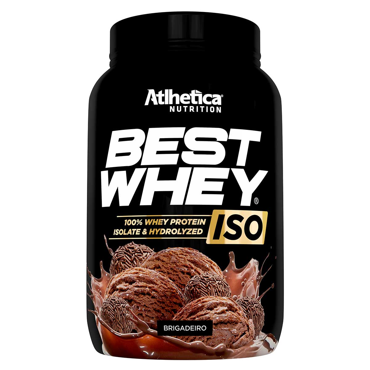 Suplemento Best Whey Iso Brigadeiro Atlhetica Nutrition 900 g