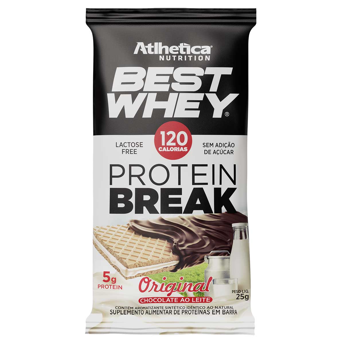 Suplemento Best Whey Protein Break Original Atlhetica Nutrition 25 g