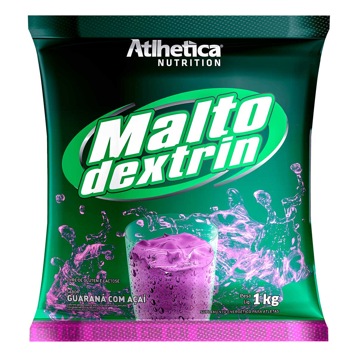 Suplemento Maltodextrin Guaraná com Açaí Atlhetica Nutrition 1 kg