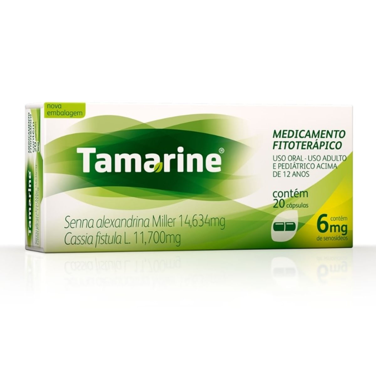 Tamarine 6 mg com 20 cápsulas