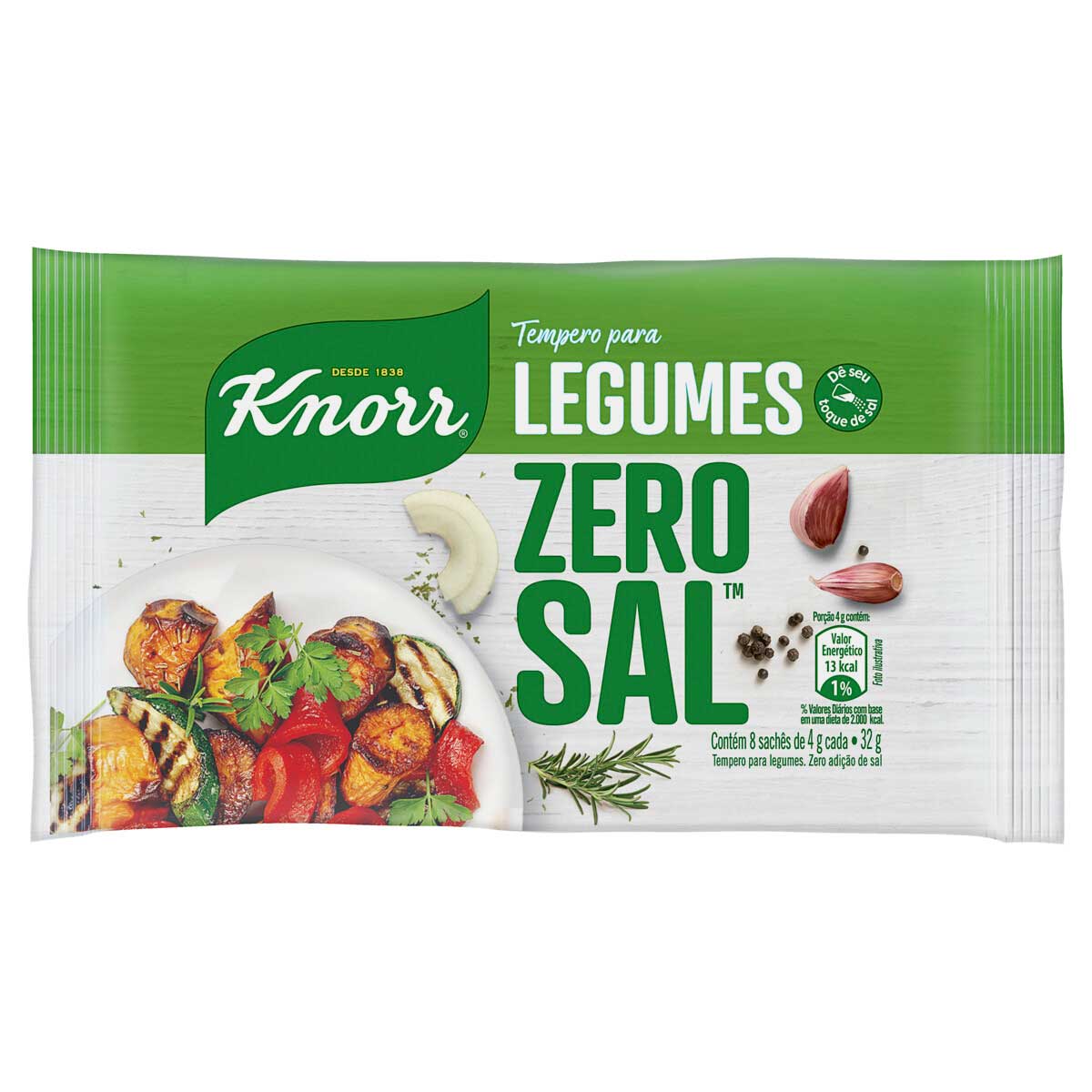 Tempero em Pó para Legumes Knorr Zero Sal 32g