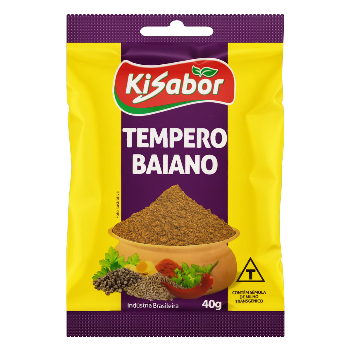 Tempero Baiano Kisabor Pacote 40g