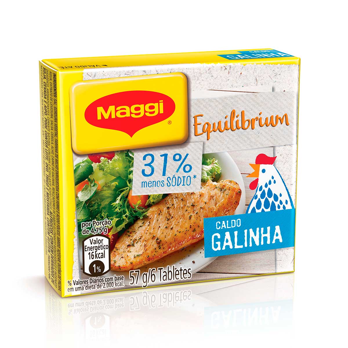 Tempero Caldo de Galinha Maggi Equilibrium 57g