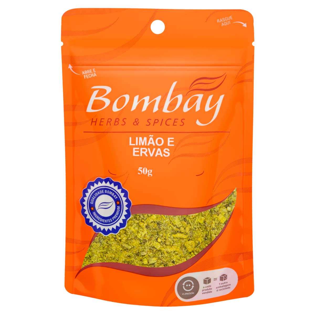 Tempero de Limão e Ervas Bombay Herbs &amp; Spices 50g