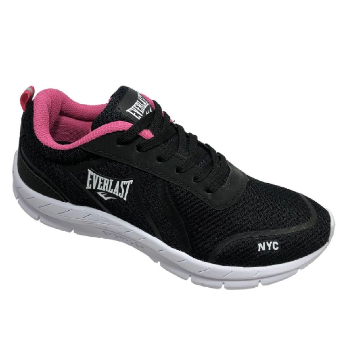 Tênis Feminino Everlast Bunker Preto e Rosa 34