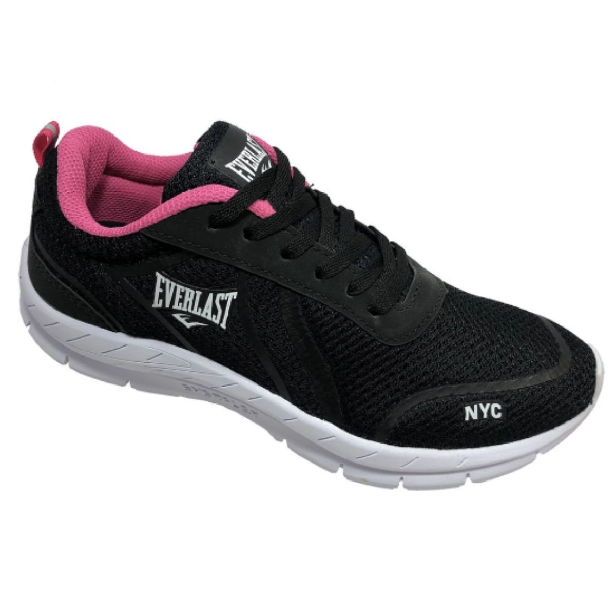 Tênis Feminino Everlast Bunker Preto e Rosa 35