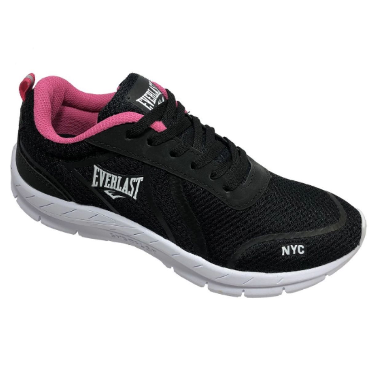 Tênis Feminino Everlast Bunker Preto e Rosa 37