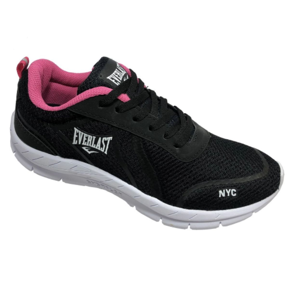 Tênis Feminino Everlast Bunker Preto e Rosa 38