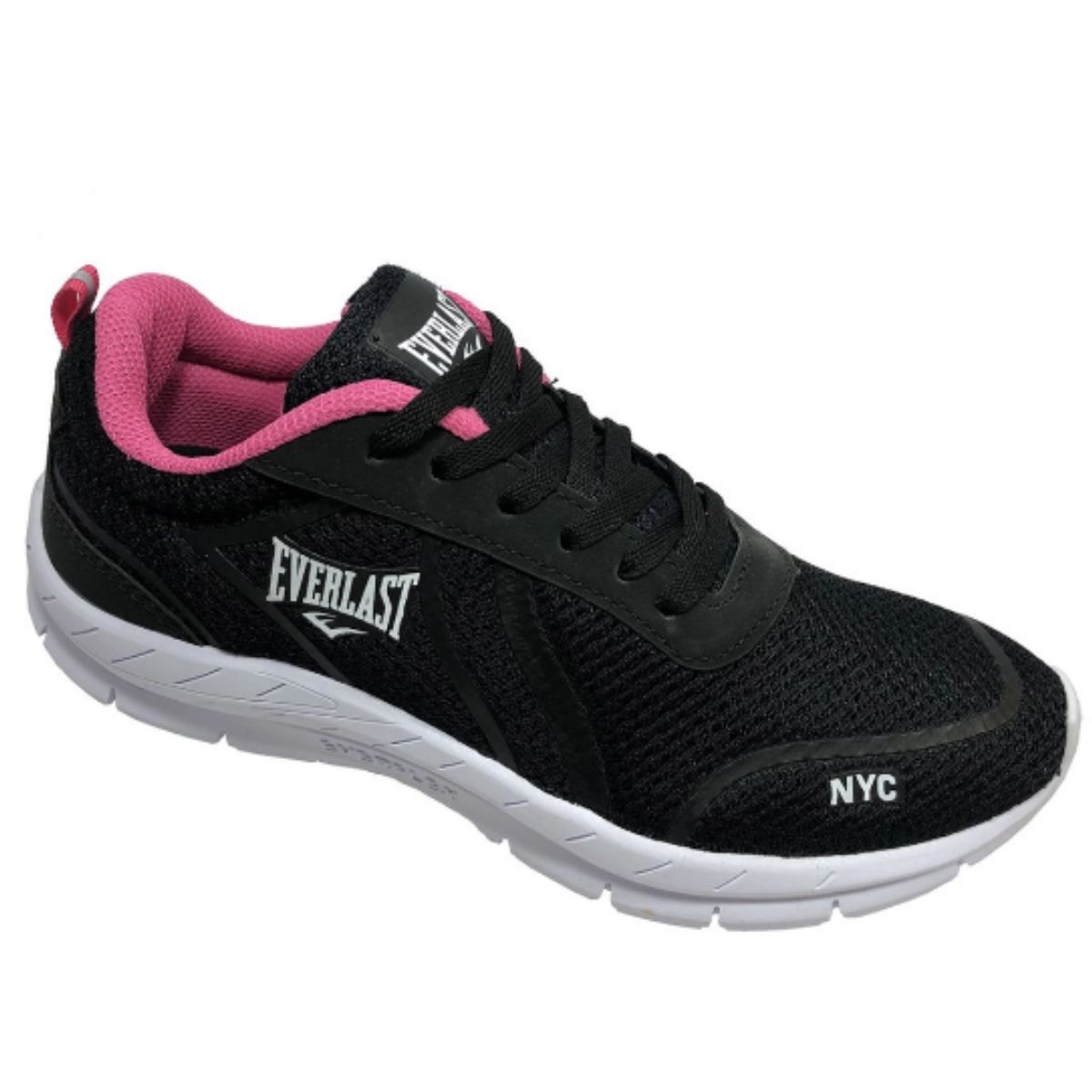 Tênis Feminino Everlast Bunker Preto e Rosa 39