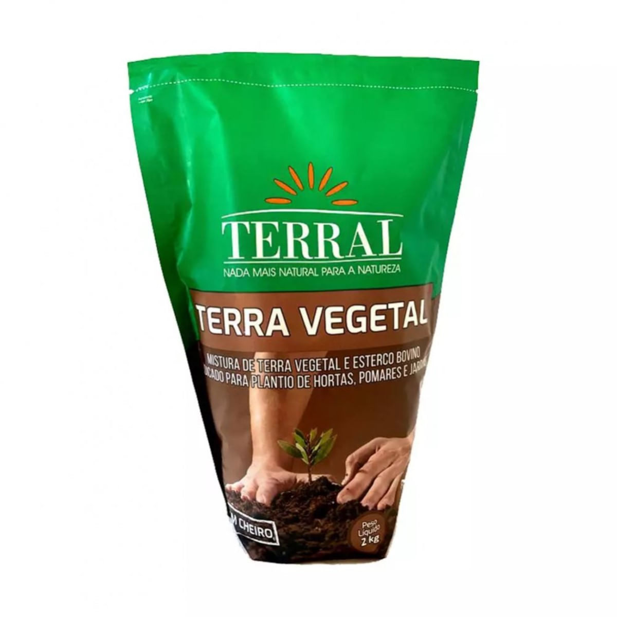 Terra Vegetal com Esterco Terral 2 Kg