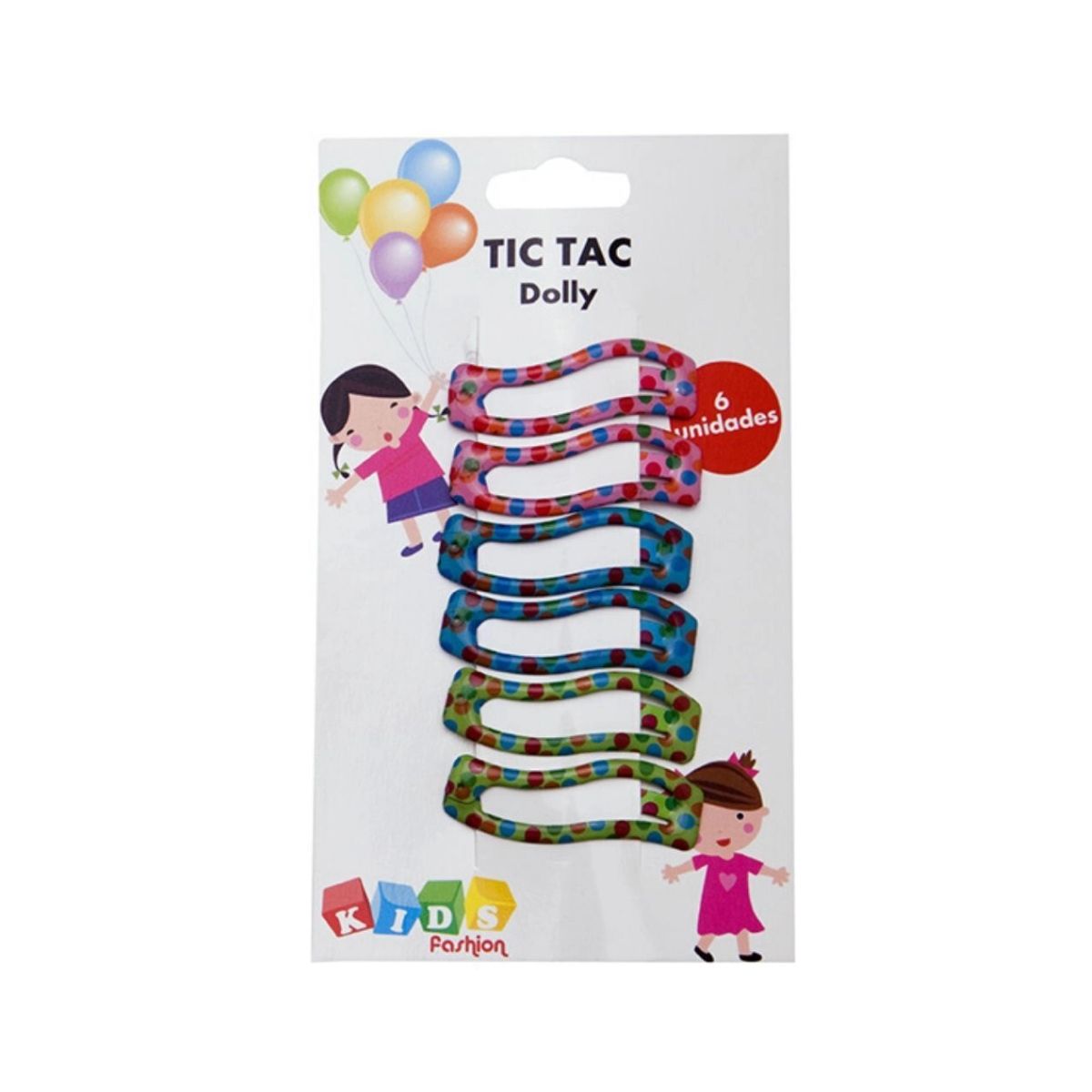 Tic tac Dolly 4 cm Kids fash com 6 unidades