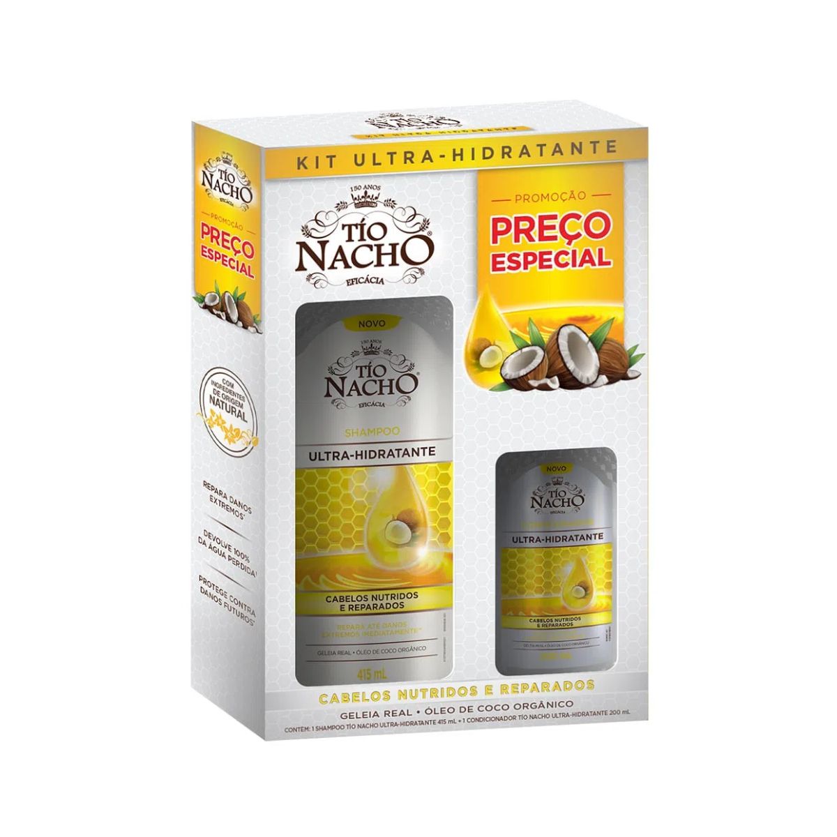 Kit Tio nacho shampoo com 415 ml e condicionador com 200 ml