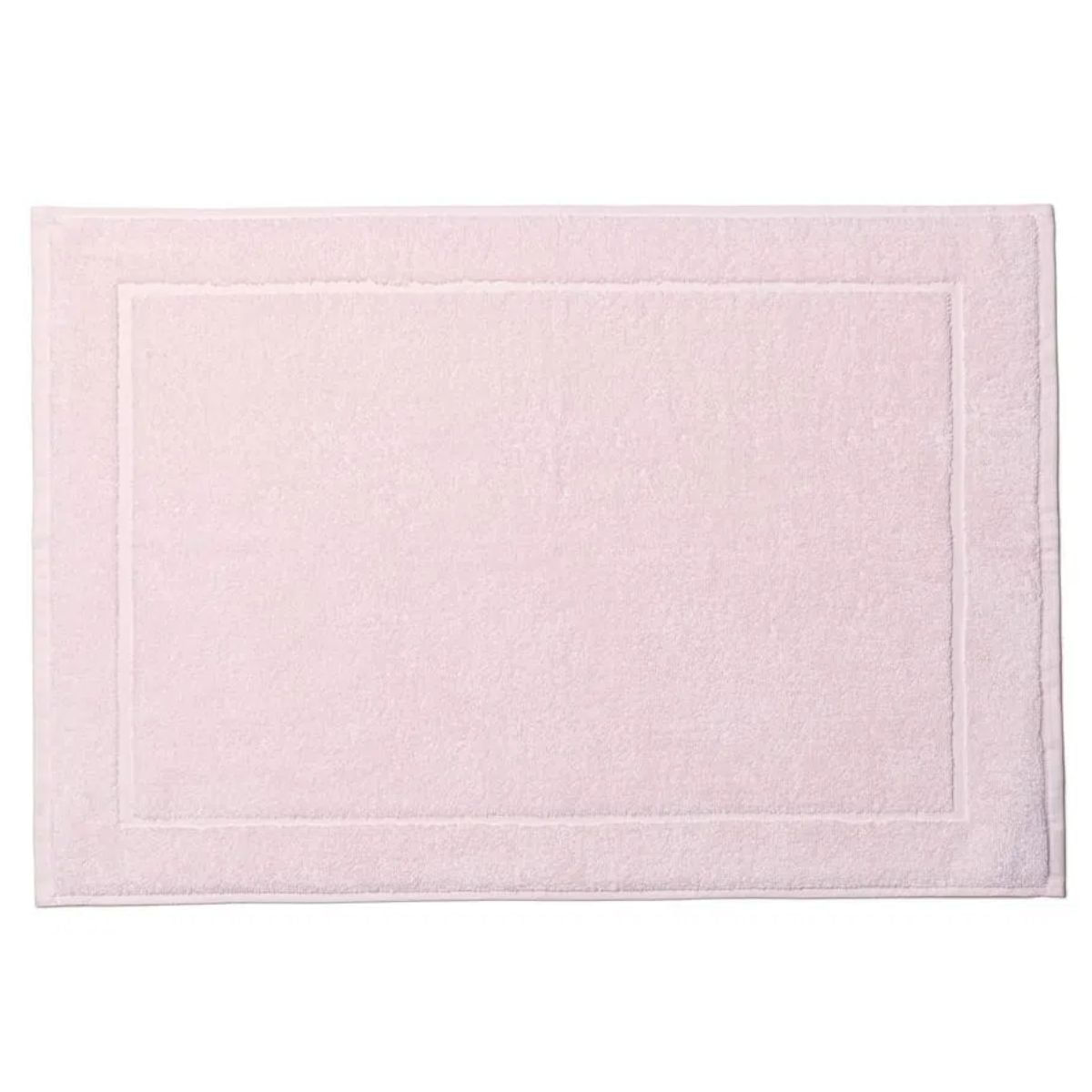 Toalha de Piso Karsten Juliet Marshmallow Rosa 70x48cm 100% Algodão