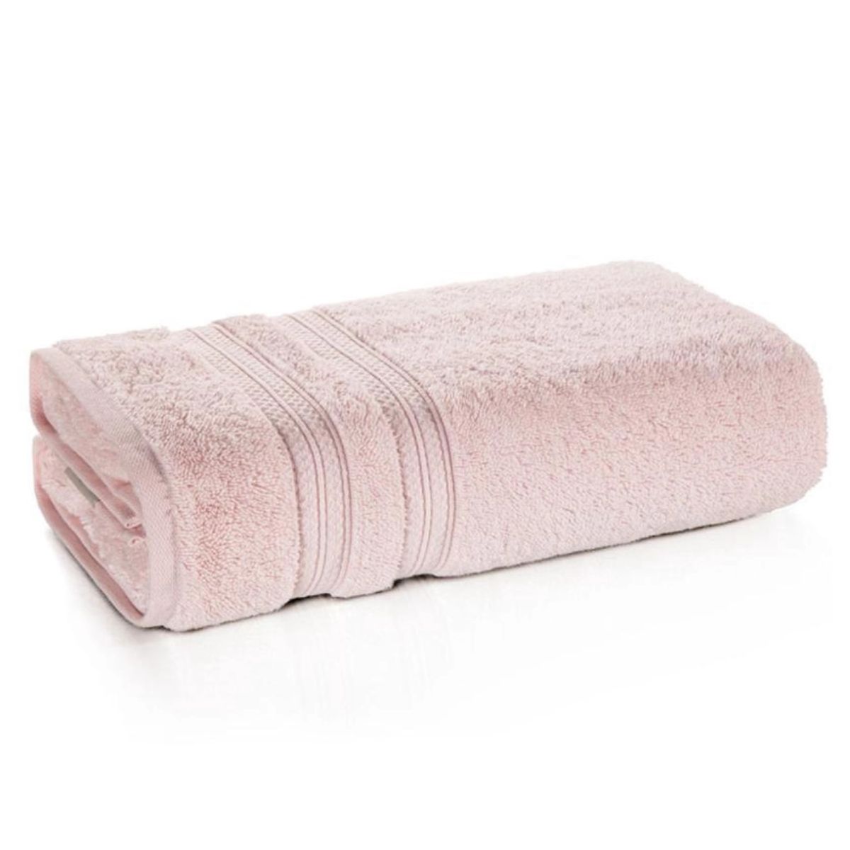 Toalha de Rosto Felpuda Karsten Unika Marshmallow Rosa 80x48cm 100% Algodão