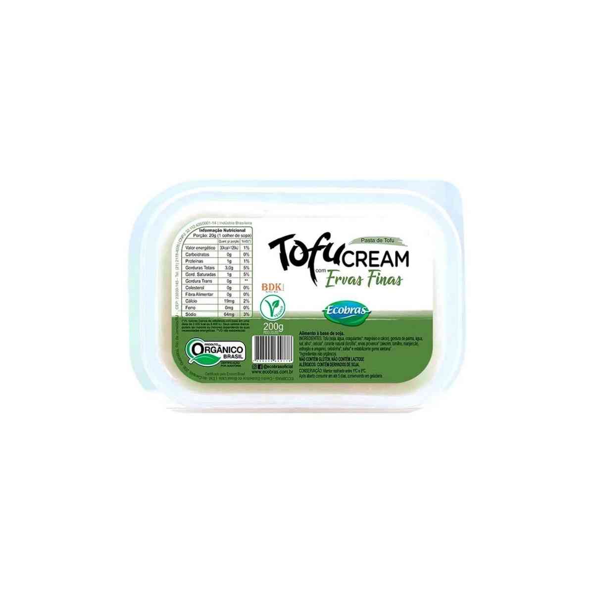 Tofu Cream Ervas Finas Orgânico 200 g