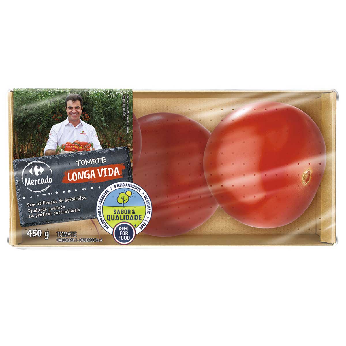 Tomate Longa Vida Carrefour 450g