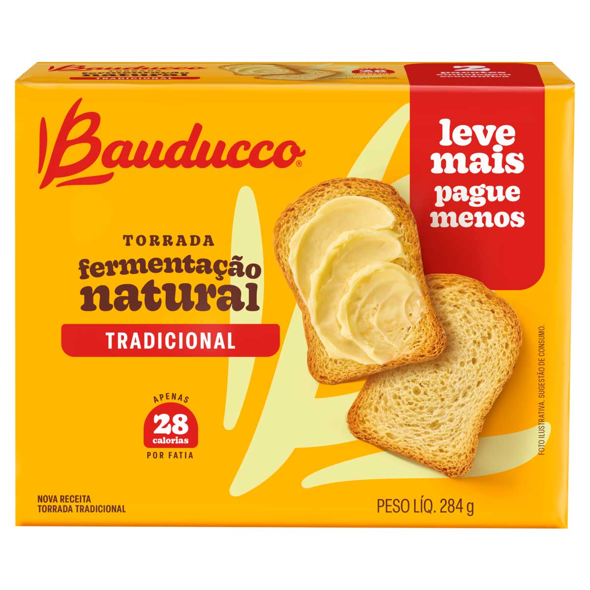 Torrada Bauducco Tradicional 284g