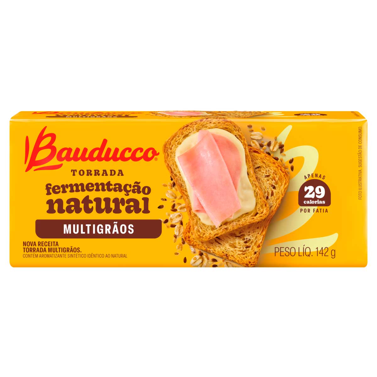 Torrada Multigrãos Bauducco 142g