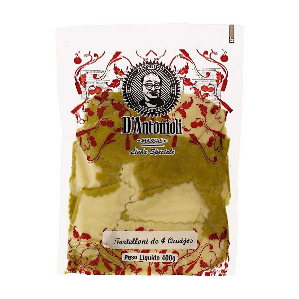 Tortelone 4 queijo Pastificio Antonioli 400 g