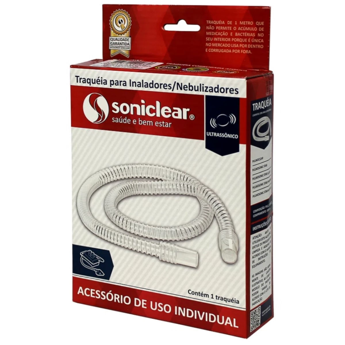 Traquéia para Nebulizador Soniclear 1 unidade