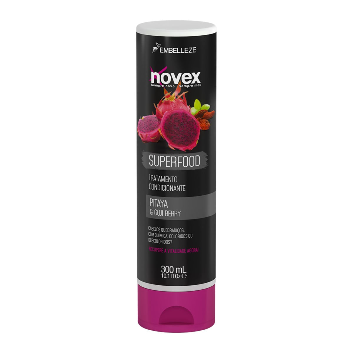 Tratamento Condicionante Embelleze Novex Superfood Pitaya &amp; Gojiberry 300 ml