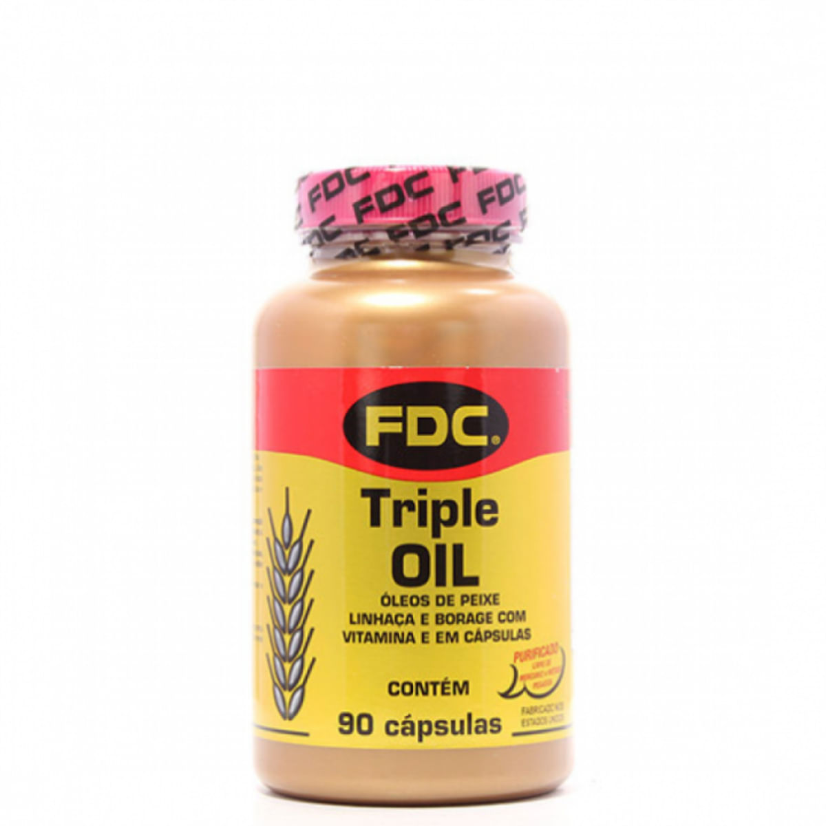 Triple Oil Ômega FDC com 90 Cápsulas