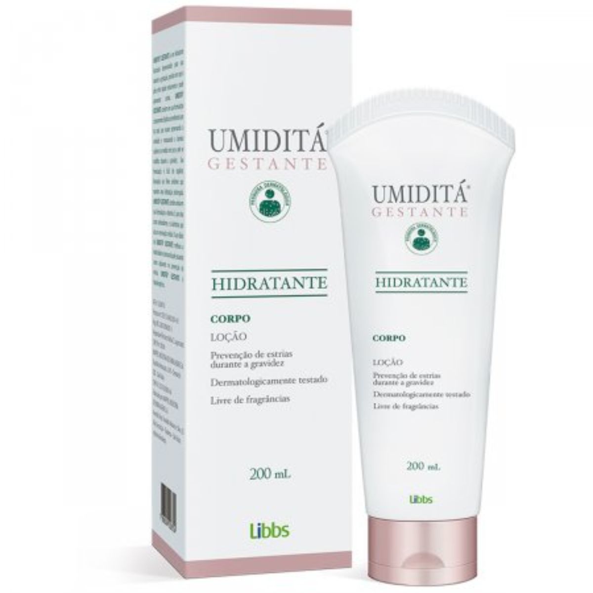 Loção Hidratante Umiditá Gestante Com 200ml