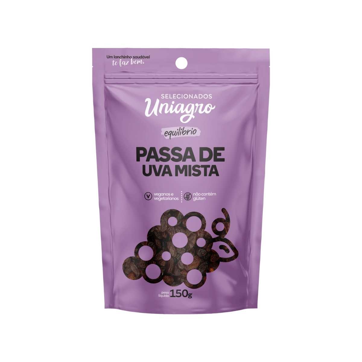 Uva Passa Mista Doy Pack Uniagro 150 g