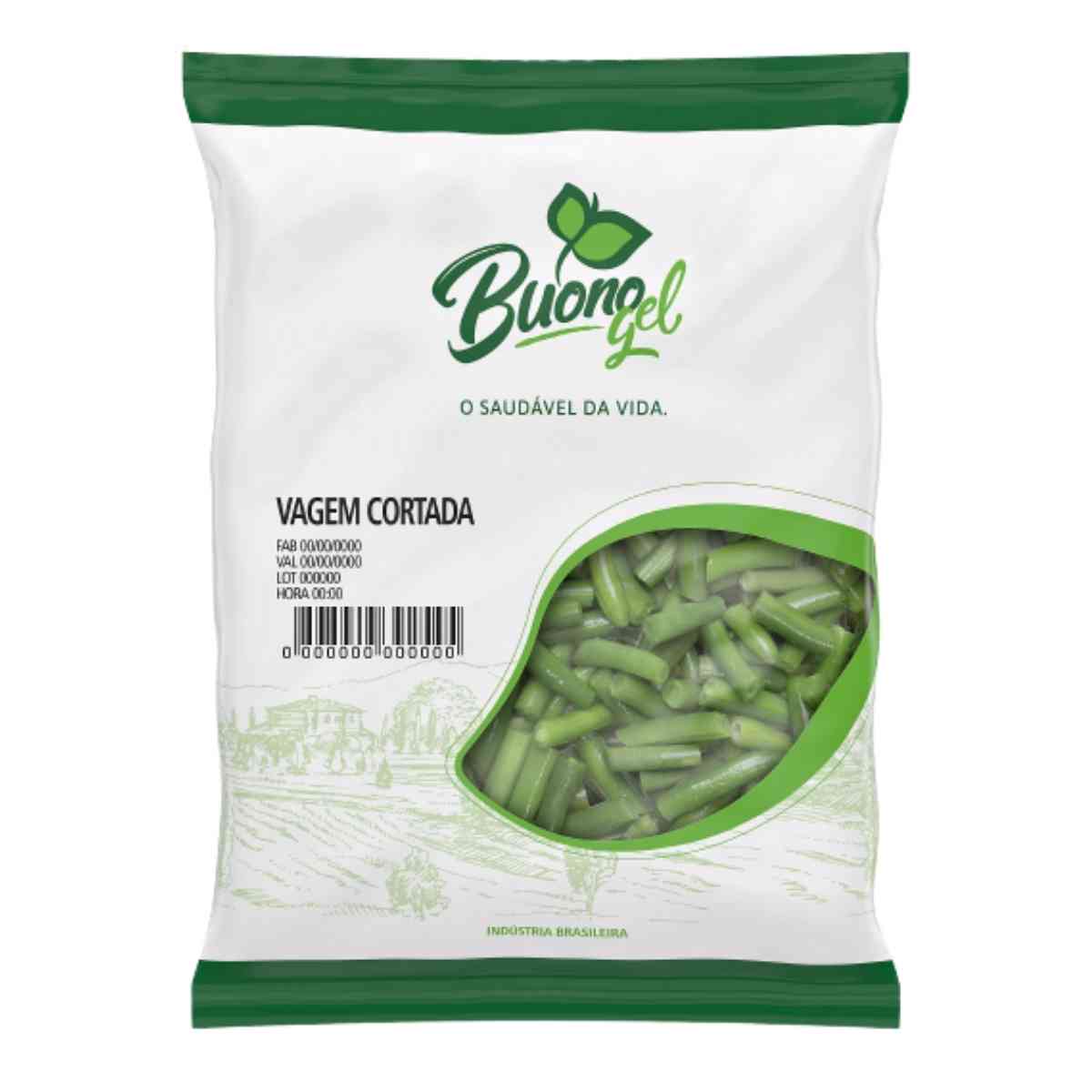 Vagem Cortada Congelada Buonogel 1 kg