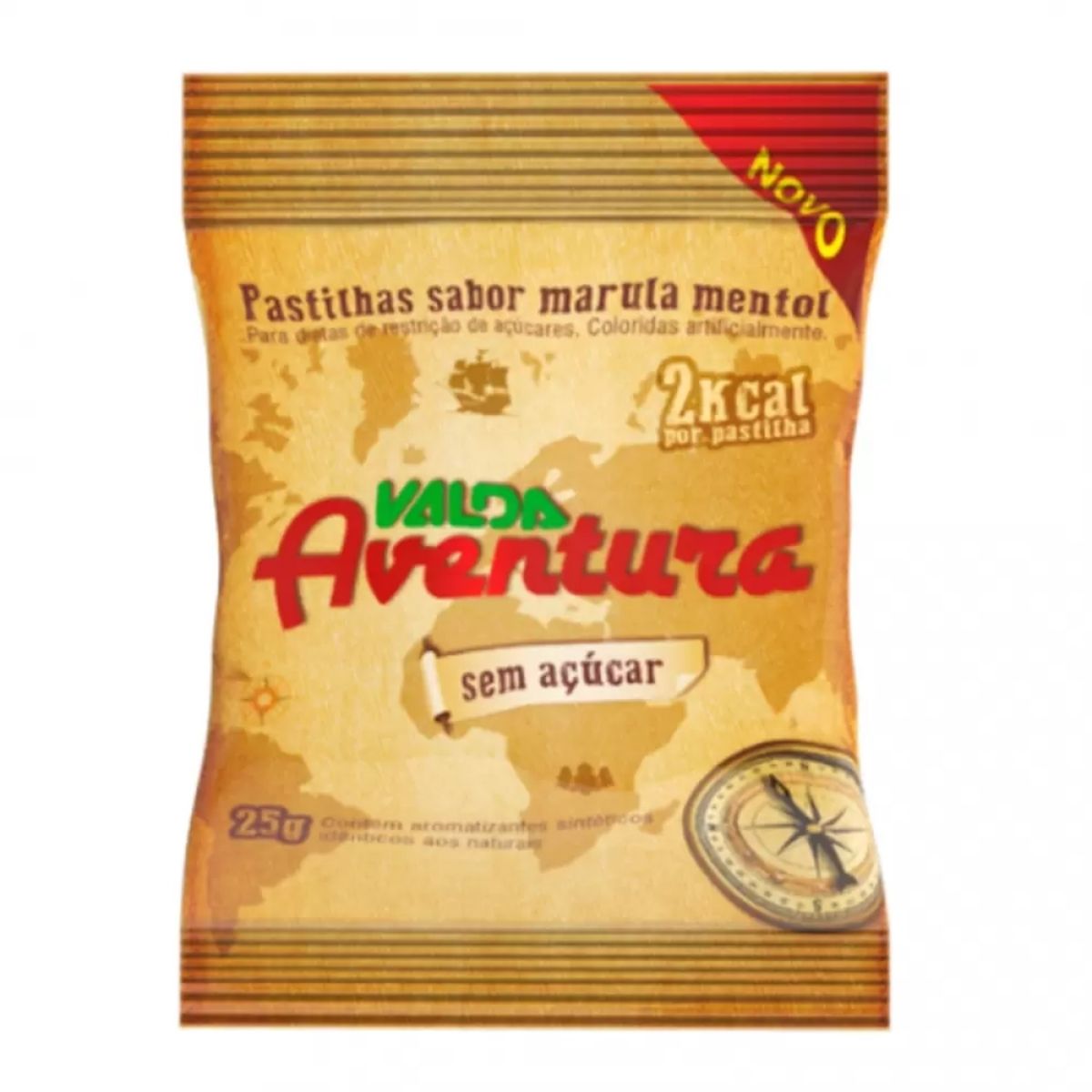 Pastilha Valda Aventura Sachê 25 g