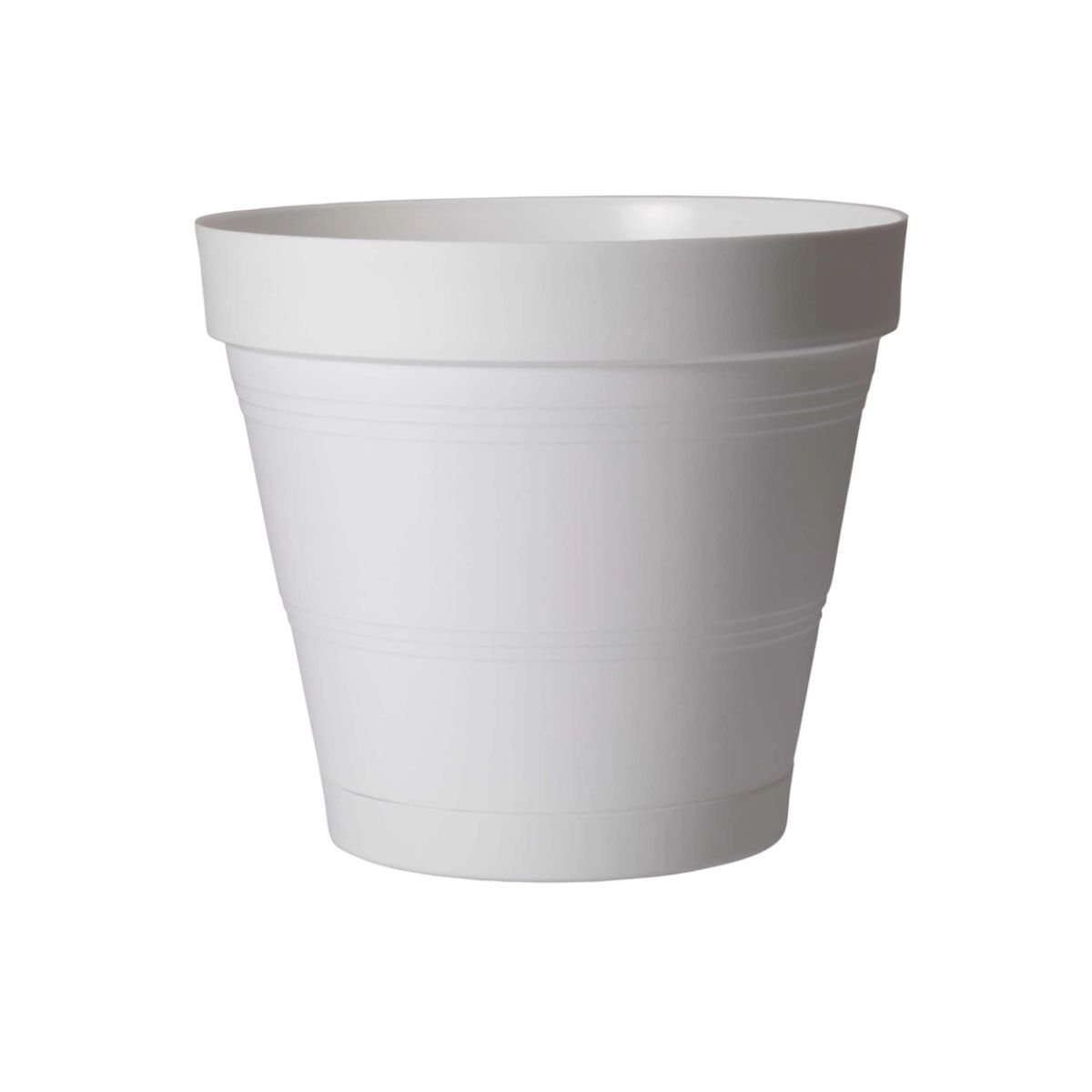 Vaso Acoplado West Garden Porto Branco 25x22,2 cm