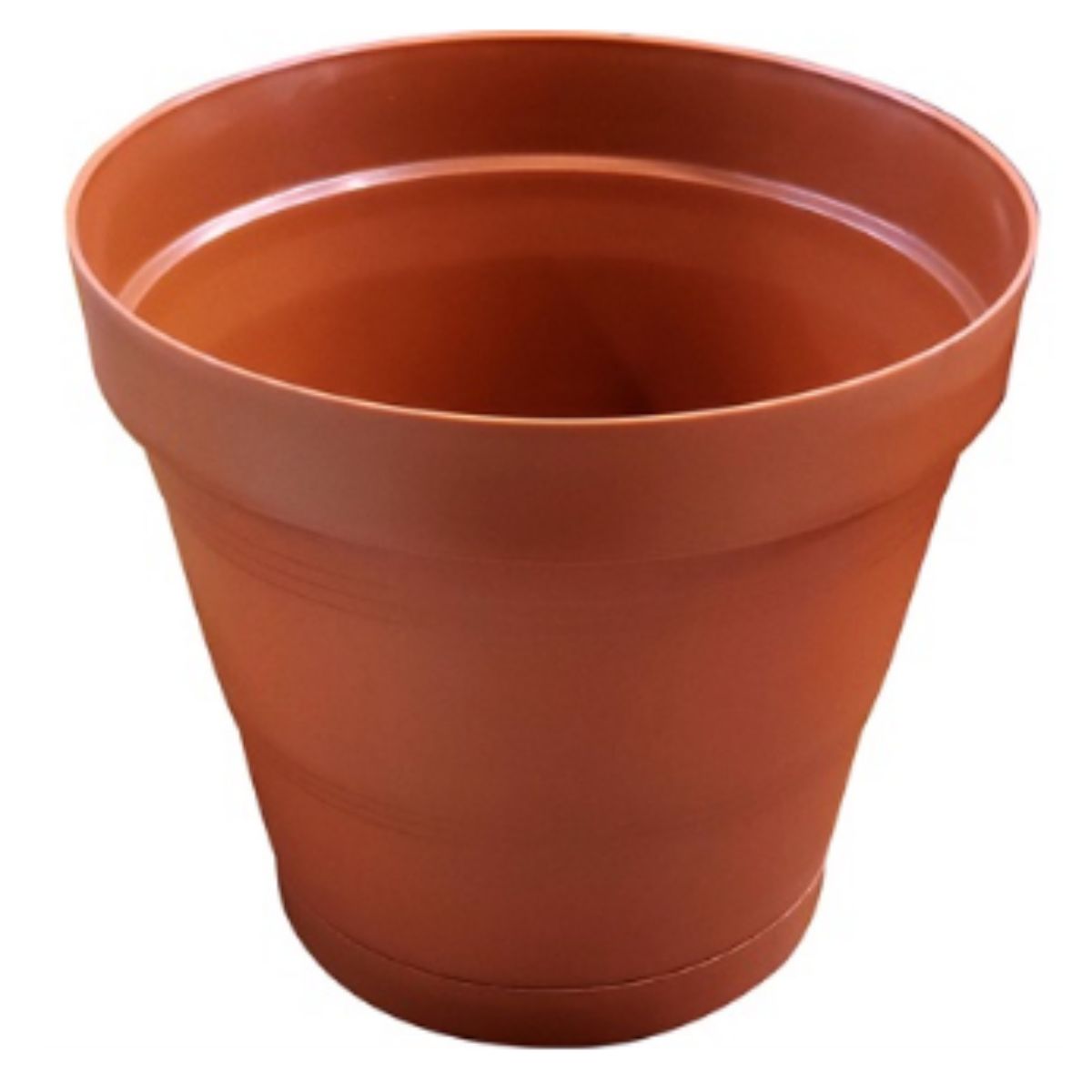 Vaso em Plástico Acoplado 30x27cm West Garden Terracota