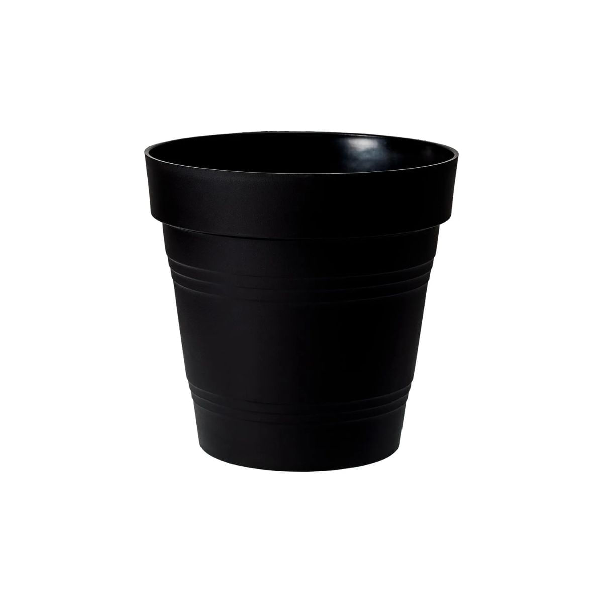 Vaso Veneza Preto 15X15 cm West Garden