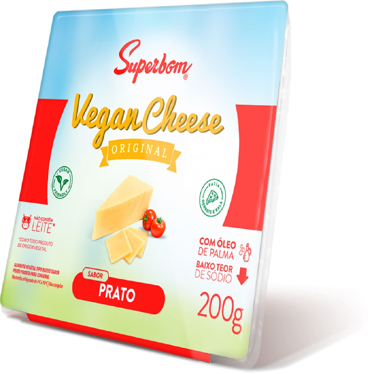 Vegan Cheese Prato Gourmet Superbom 200 g