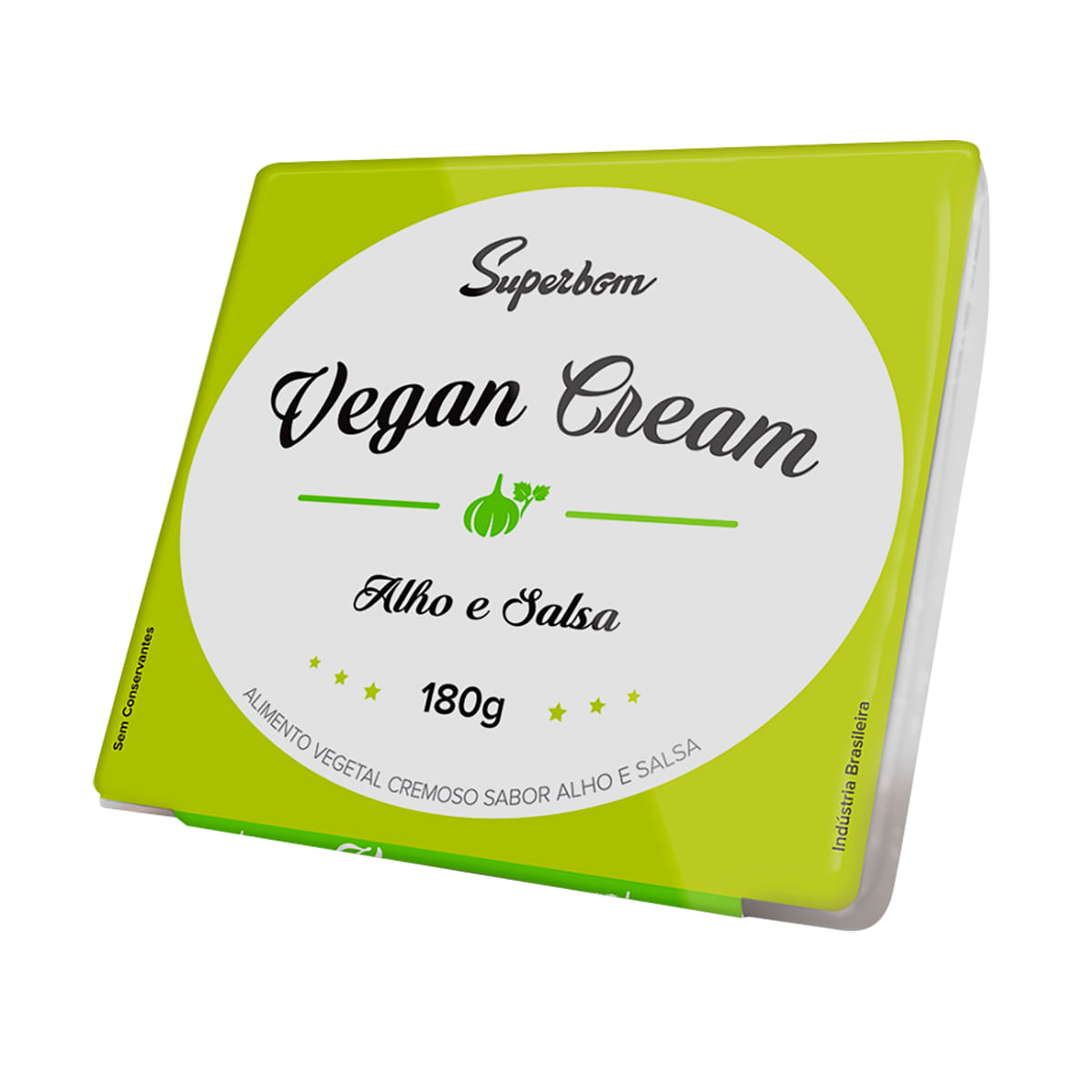 Vegan Cream Alho e Salsa Superbom Bandeja 180 g