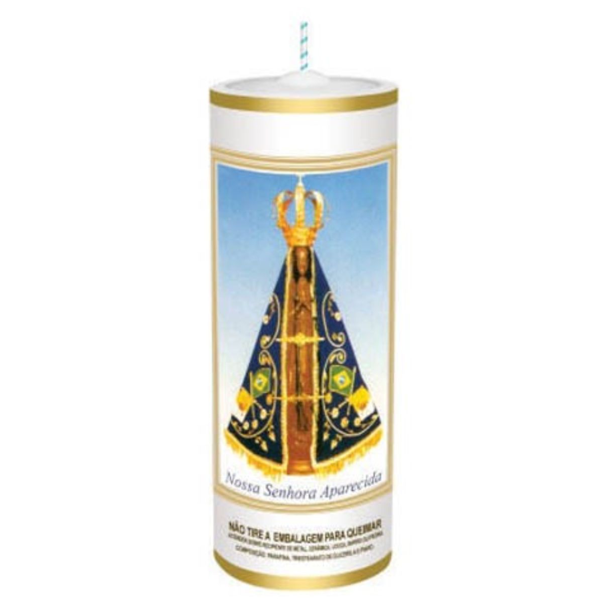 Vela De 7 Dias Nossa Senhora Aparecida 320g