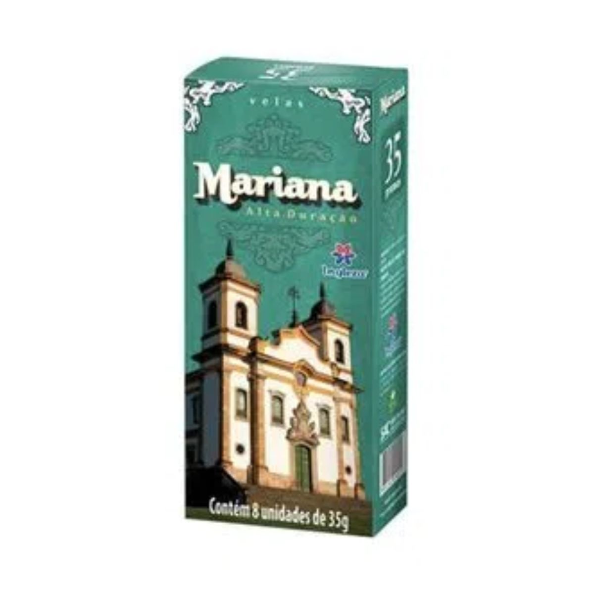 Vela Mariana 35 g caixa com 8 Unidades