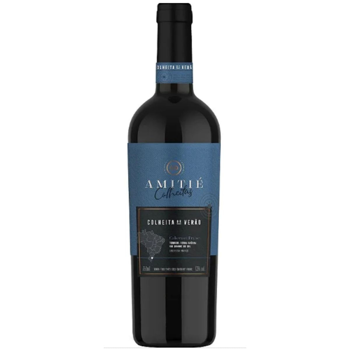 Vinho Tinto Seco Amittié Colheita de Verão Cabernet Franc 750ml